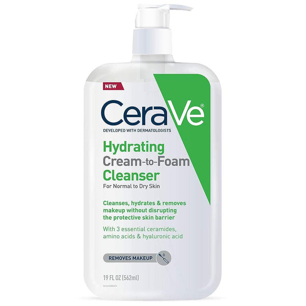 CeraVe Hydrating Cream To Foam Cleanser For Normal To Dry Skin