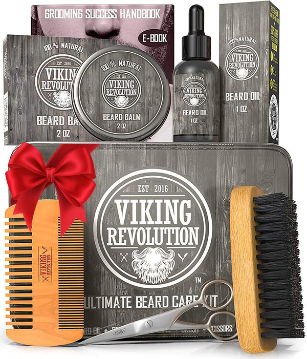 Viking Revolution Beard Care Kit for Men